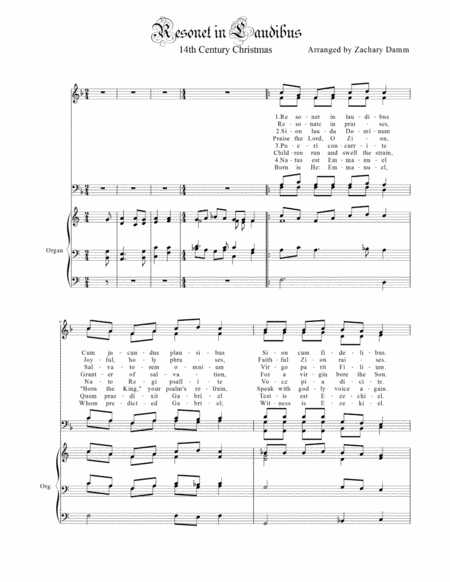 Resonet In Laudibus Organ Page 2