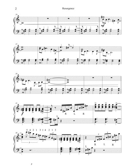 Resurgence Meditation No 12 For Solo Piano Page 2