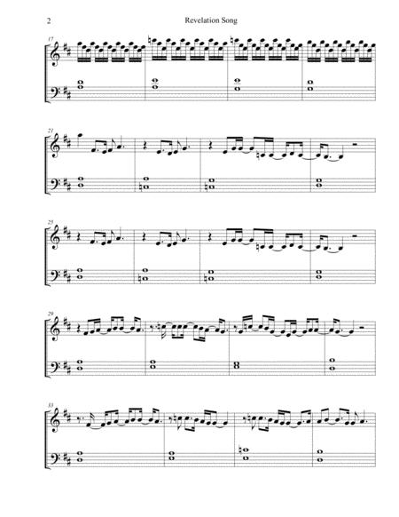 Revelation Song Kari Jobe Sheet Music Easy Page 2