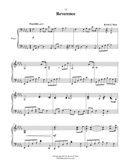 Reverence Original Piano Solo Prelude Page 2