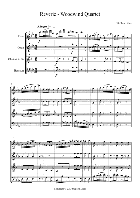 Reverie For Woodwind Quartet Page 2