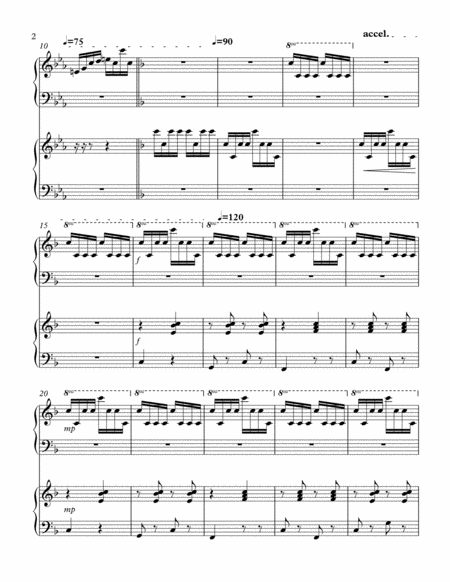 Rhapsody 2 For Piano 4 Hands Page 2