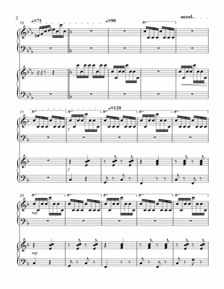 Rhapsody 2 For Piano Four Hands Page 2