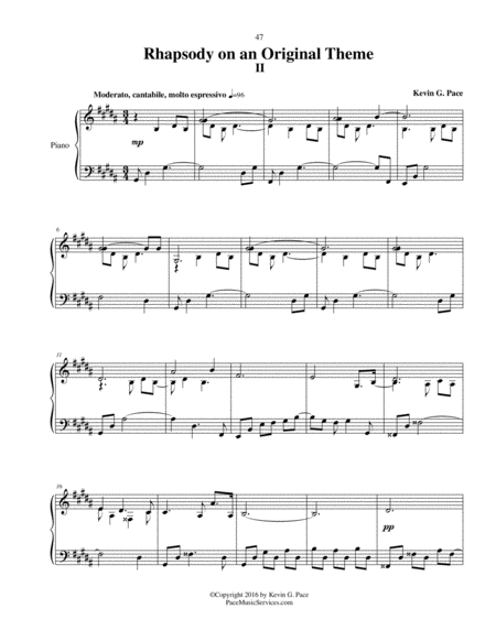 Rhapsody On An Original Theme Ii Advanced Piano Solo Page 2