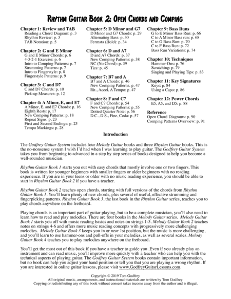Rhythm Guitar Book 2 Open Chords And Comping Patterns Page 2