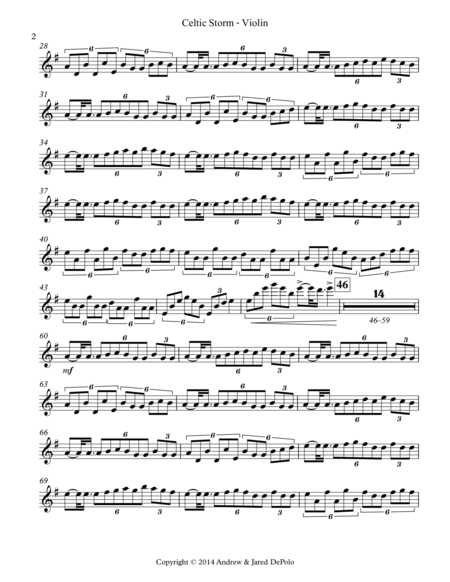 Rhythm In The Night Celtic Storm Violin Page 2