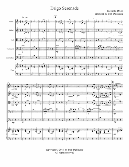 Riccardo Drigos Serenade For String Orchestra Page 2