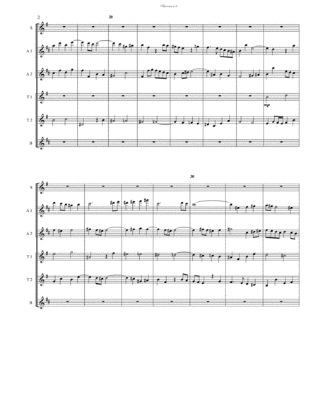 Ricercar A Six From The Musical Offering Page 2