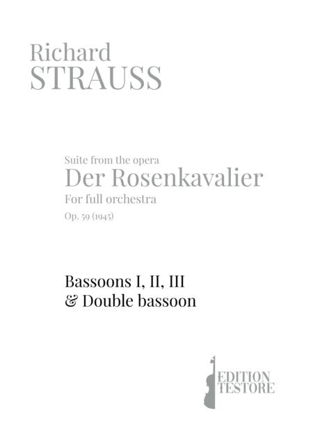 Richard Strauss Suite Der Rosenkavalier Op 59 Bassoons I Ii Iii Page 2