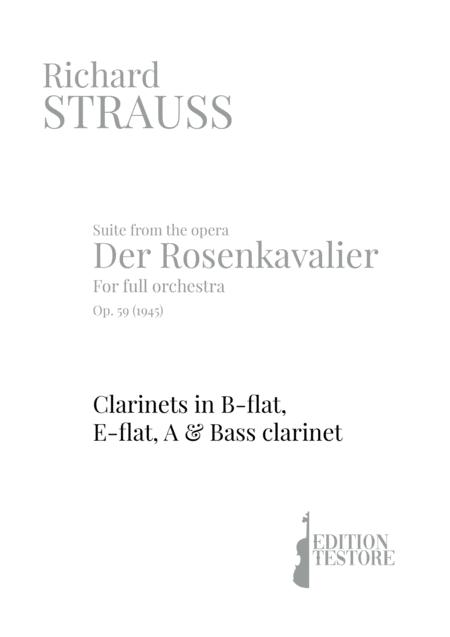 Richard Strauss Suite Der Rosenkavalier Op 59 Clarinets I Ii Iii Page 2