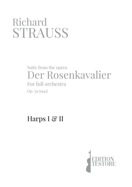 Richard Strauss Suite Der Rosenkavalier Op 59 Harps I Ii Page 2