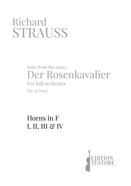 Richard Strauss Suite Der Rosenkavalier Op 59 Horns I Ii Iii Iv Page 2