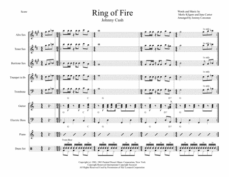 Ring Of Fire For Rock Band With Horns Page 2