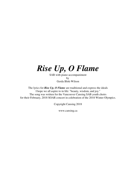 Rise Up O Flame Page 2