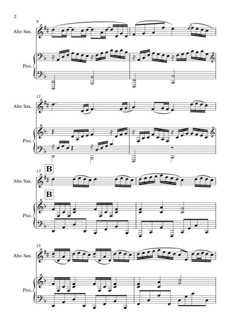 River Flows In You Alto Saxophone Score And Parts Page 2