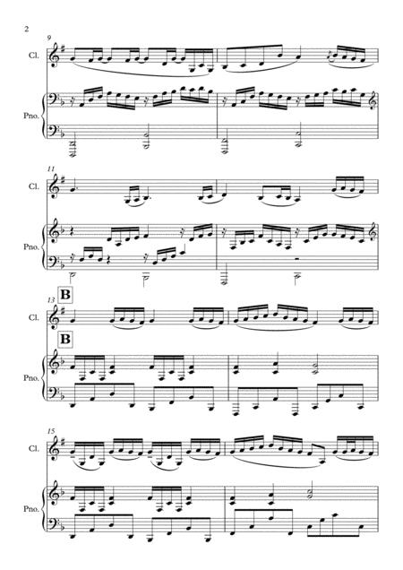 River Flows In You Clarinet And Piano Easy Key Page 2