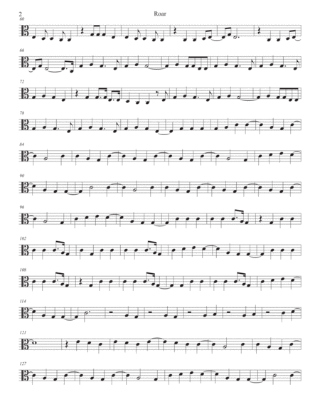 Roar Easy Key Of C Viola Page 2