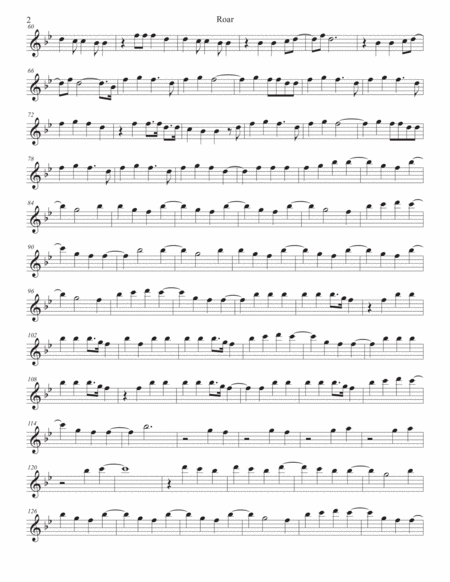 Roar Original Key Oboe Page 2