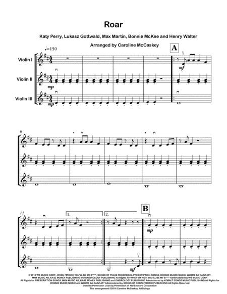 Roar Violin Trio Page 2