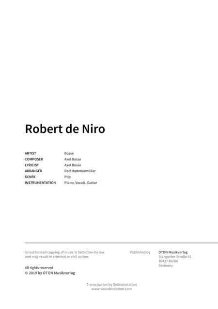 Robert De Niro Page 2