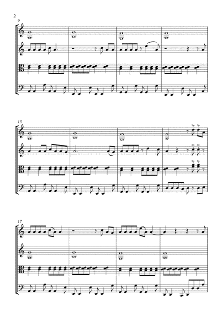 Rock The Casbah String Quartet Page 2