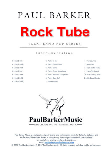 Rock Tube Flexi Band Score Parts Page 2