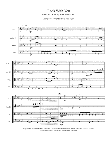 Rock With You String Quartet Page 2