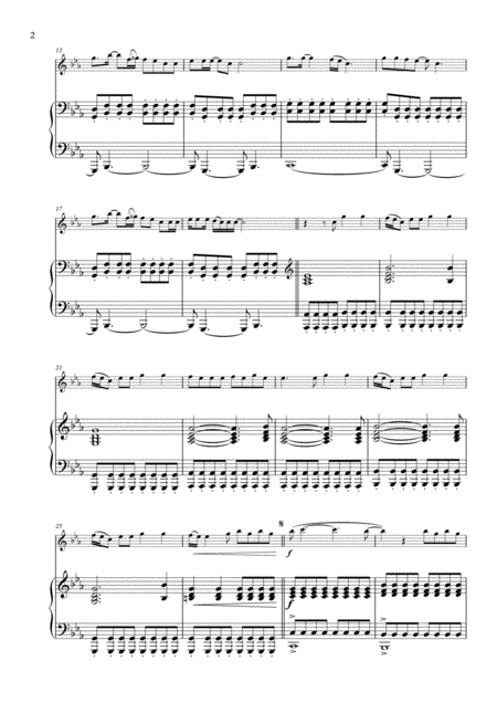 Rolling In The Deep Arranged For Flute Piano Page 2