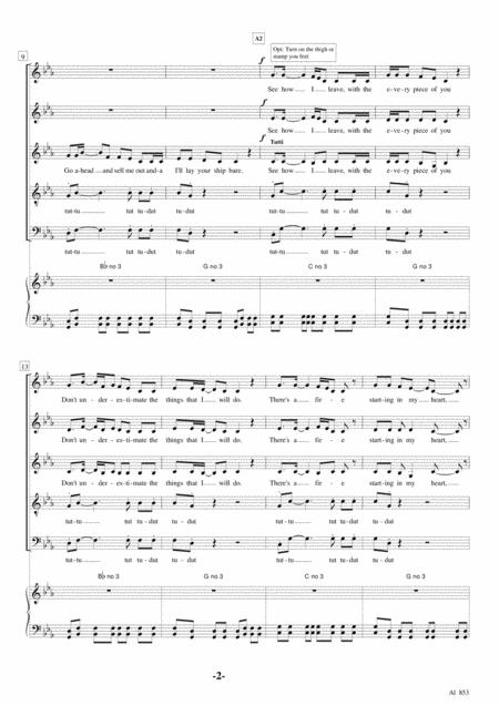 Rolling In The Deep Saatb Piano Page 2