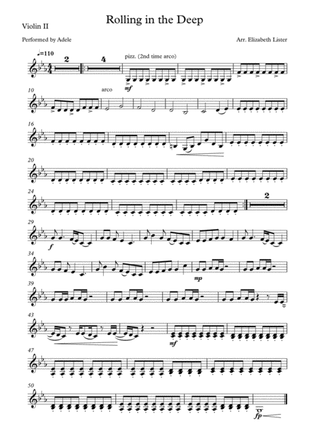 Rolling In The Deep String Quartet Page 2
