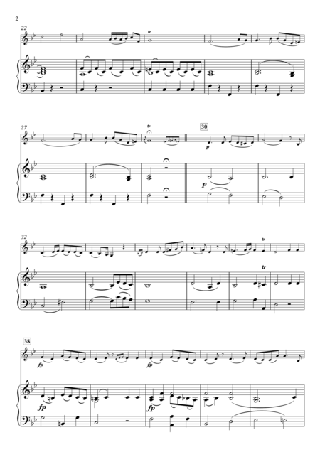 Romance From Concerto No 1 In G Major For Viola Piano Page 2