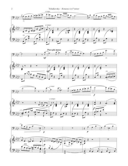 Romance In F Minor Op 5 For Euphonium And Piano Page 2