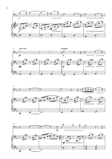 Romance Op 17 Arranged For Cello And Piano Page 2