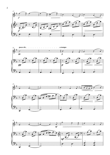 Romance Op 17 Arranged For Tenor Saxophone And Piano Page 2