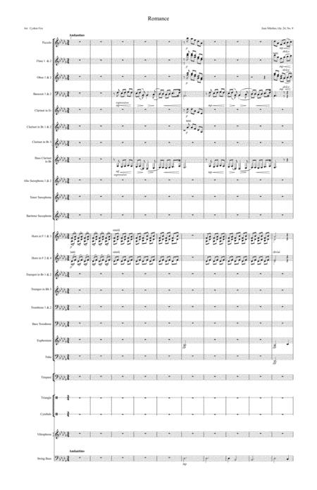 Romance Op 24 No 9 For Wind Ensemble Page 2