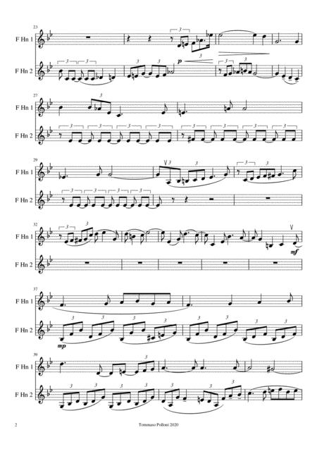 Romance Op35 No 6 For Two French Horns Page 2