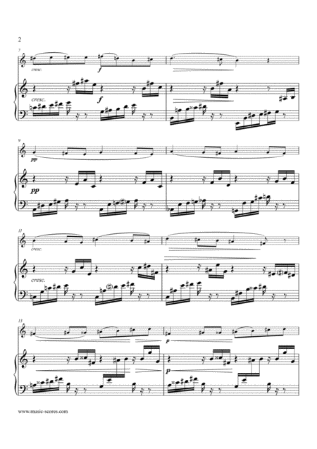 Romance Without Words Op 17 No 2 French Horn And Piano Page 2