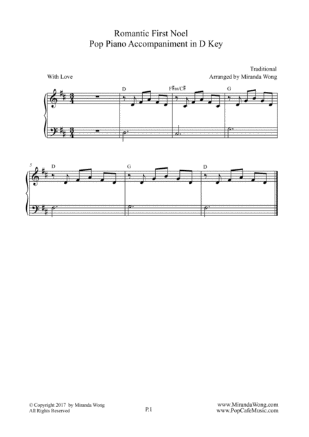 Romantic First Noel Easy Flute Or Oboe Piano And Cello Page 2