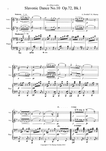 Romantic Violins Vol 1 4 Arrangements For 2 Violins Violin Duo Violin Group Piano Page 2