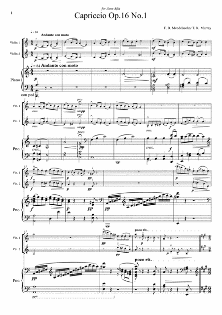 Romantic Violins Vol 2 4 Arrangements For 2 Violins Violin Duo Violin Group Piano Page 2