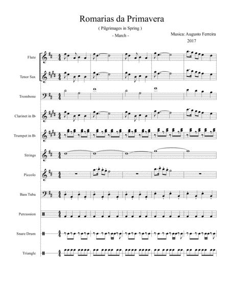 Romarias Da Primavera Pilgrimages In Spring Philharmonic Band March Page 2