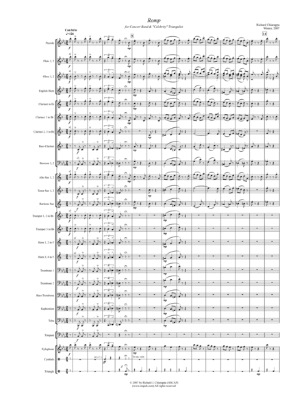 Romp For Concert Band Page 2