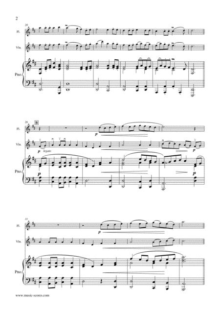 Rondeau Bridal Fanfare Flute Violin And Piano Page 2