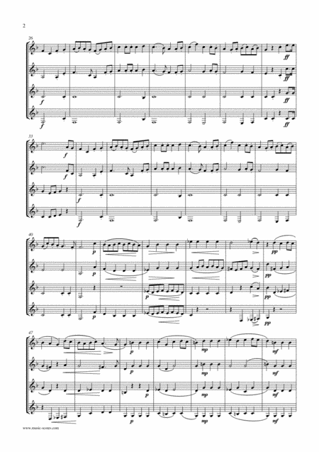 Rondeau Bridal Fanfare French Horn Quartet F Major Page 2