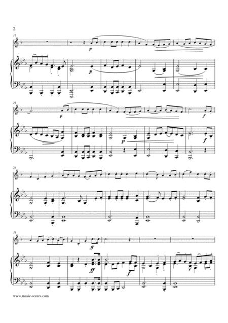 Rondeau Bridal Fanfare Trumpet And Piano Eb Major Page 2