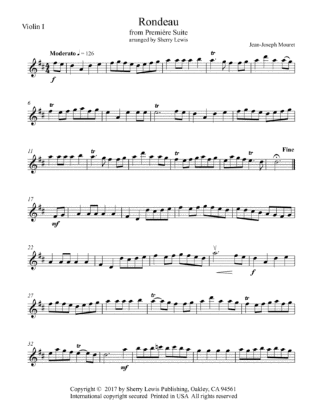 Rondeau String Quartet For String Quartet Page 2