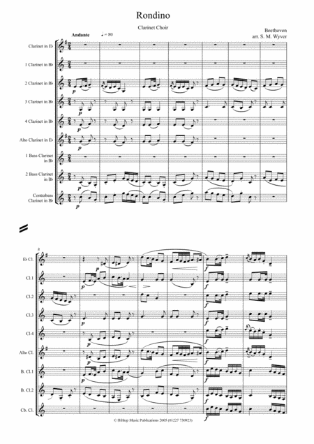 Rondino Arr Clarinet Choir Page 2