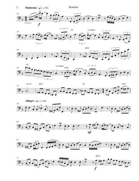 Rondino For Solo Cello Page 2