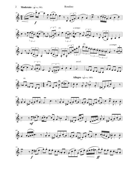 Rondino For Solo Clarinet Page 2