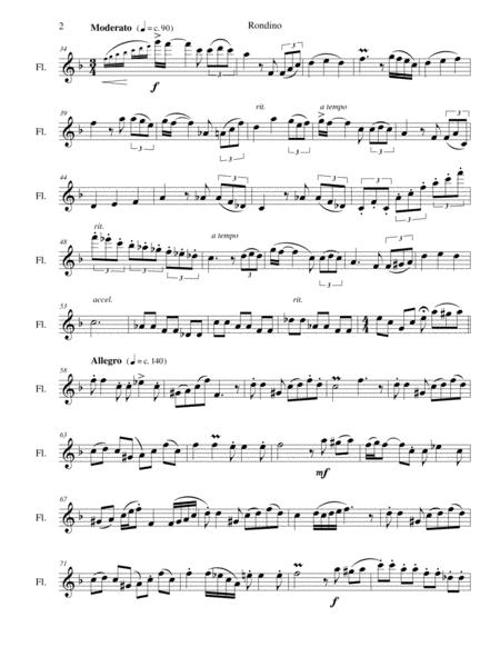 Rondino For Solo Flute Page 2